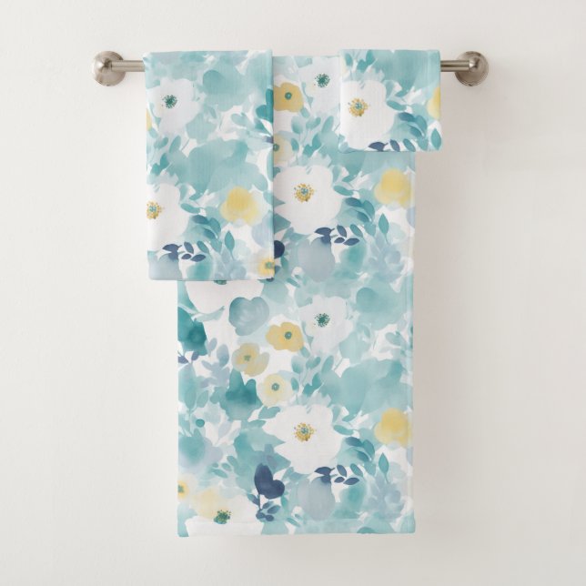 Dreamy White Flowers & Aqua (En situation)