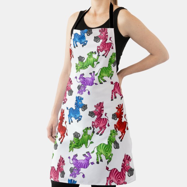 Dreamy Zebra World  Apron (Insitu)