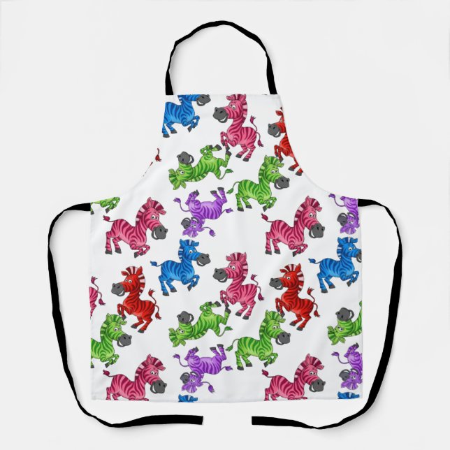 Dreamy Zebra World  Apron (Front)