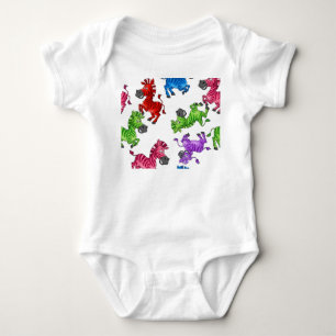 Dreamy Zebra World Baby Bodysuit