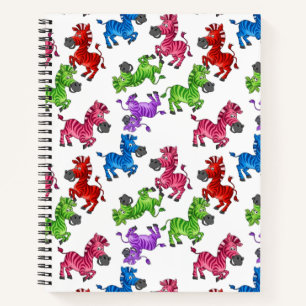 Dreamy Zebra World Notebook