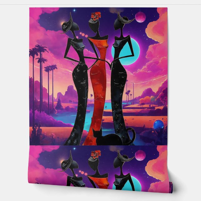 DreamyDots – Modern & Playful Nursery Prints Wallpaper (Unrolling)