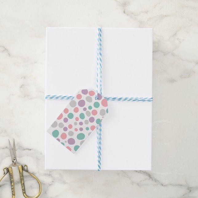 'DreamyPastels' Gift Tag (With Twine)