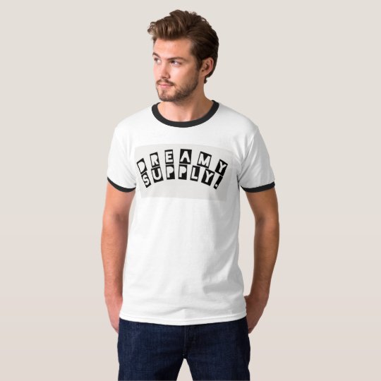 DreamySupply Logo Men's Basic Ringer T-Shirt
