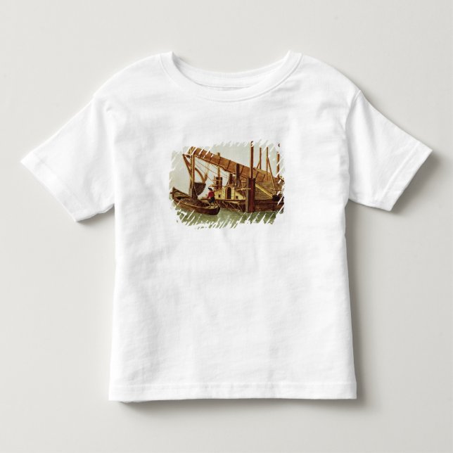 Dredging a canal toddler t-shirt (Front)