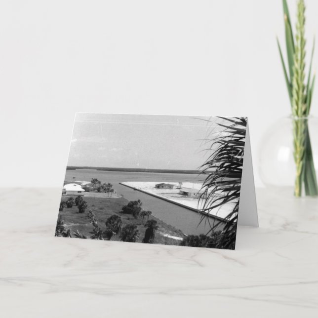 Dredging the Island, Marco Island, Florida, 1972 Card (Front)