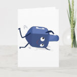 dreidel dance hannukah holiday card<br><div class="desc">dreidel twerk hannukah</div>