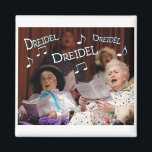 Dreidel Dreidel Dreidel Magnet<br><div class="desc">The first night of Chanukah is December 11th. This fun and customizable design is available on tee's,  bags,  cards and more. Great gifts for those eight crazy nights.</div>