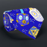 Dreidel, Dreidel, Dreidel Tie<br><div class="desc">Elegant,  intricate dreidels to help you celebrate your Hanukkah in style.</div>