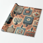 Dreidel Dreidel Dreidel Wrapping Paper<br><div class="desc">Hanukkah wrapping paper for all to enjoy!</div>