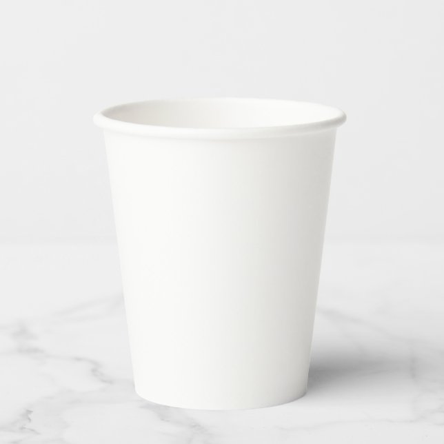Dreidel gold white pattern Hanukkah modern Paper Cups (Front)