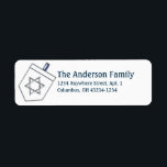 Dreidel Hanukkah Address Labels d9<br><div class="desc">a pretty Hanukkah holiday (or every day) design ... All necessary licenses have been purchased and are on file. Images on this site are NOT public domain. You may not copy, duplicate, alter or scan these designs, images, illustrations, photography, art and writing.</div>