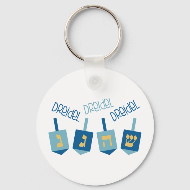 Dreidel Keychain (Front)