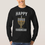 Dreidel Menorah Funny Chanukah Gift Happy Hanukkah T-Shirt<br><div class="desc">Dreidel Menorah Funny Chanukah Gift Happy Hanukkah</div>