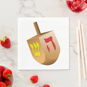 Dreidel Napkin