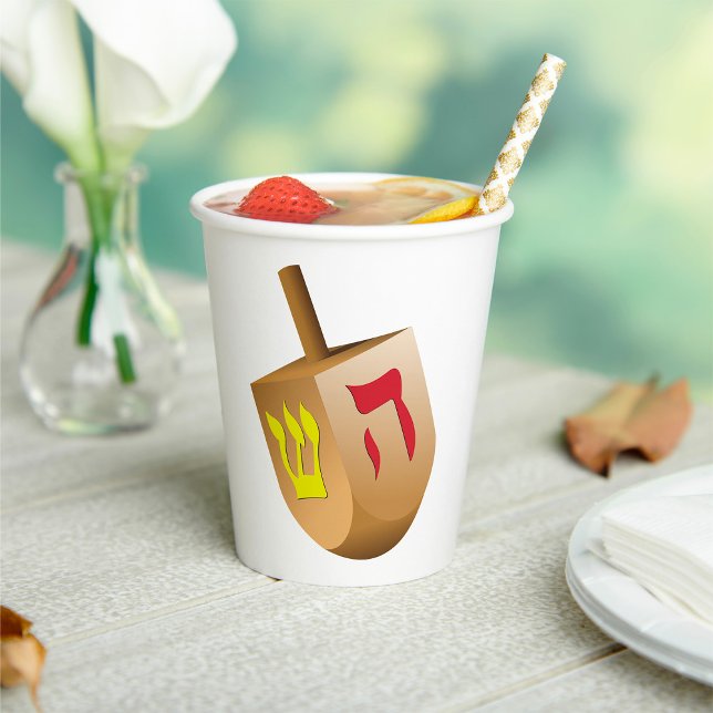 Dreidel Paper Cups (Creator Uploaded)