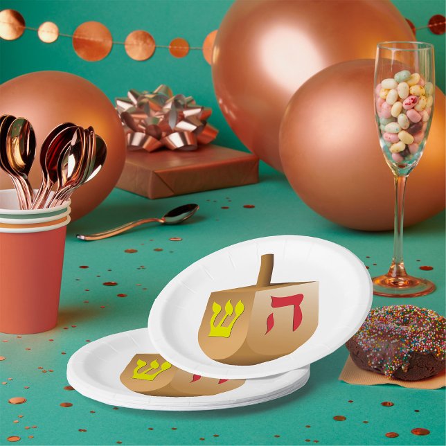 Dreidel Paper Plate (Creator Uploaded)