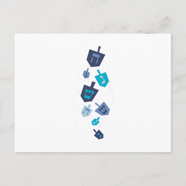 dreidel postcard (Front)