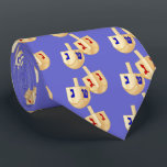 Dreidels Tie<br><div class="desc">Two wooden dreidels</div>