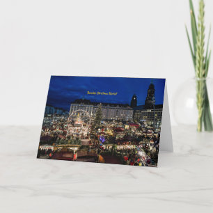 Dresden Christmas Market Holiday Card