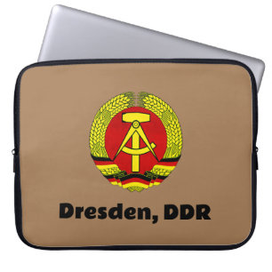 Dresden, DDR, Dresden, Germany - East German GDR Laptop Sleeve