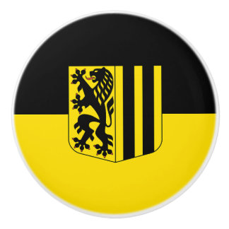 Dresden emblem Germany flag symbol coat arms Ceramic Knob
