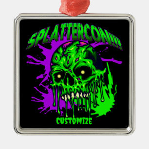 Dresden Fans SplatterCon Metal Ornament