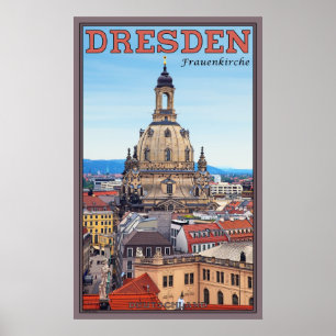 Dresden Frauenkirche Poster