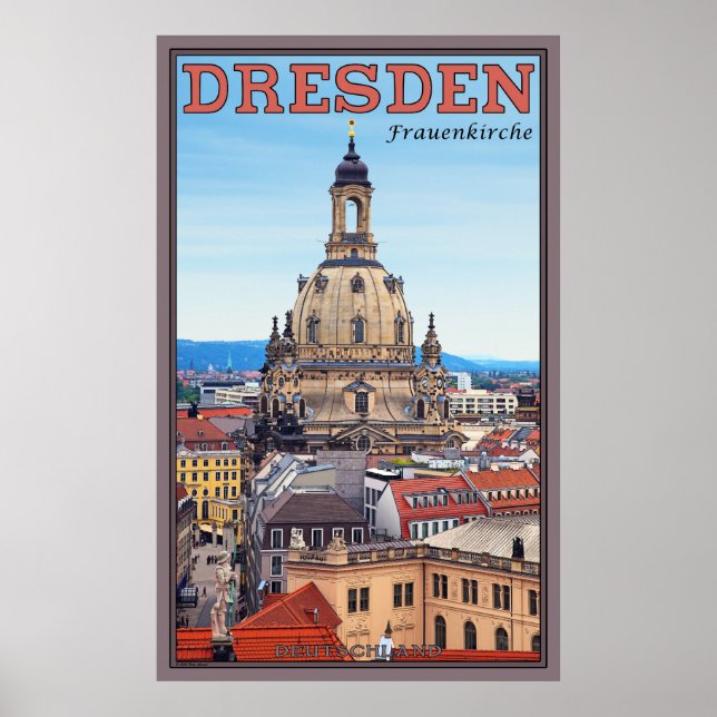 Dresden Frauenkirche Poster (Front)