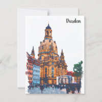 Dresden Germany Frauenkirche City View