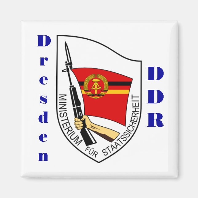 Dresden, Germany Stasi Magnet (Front)