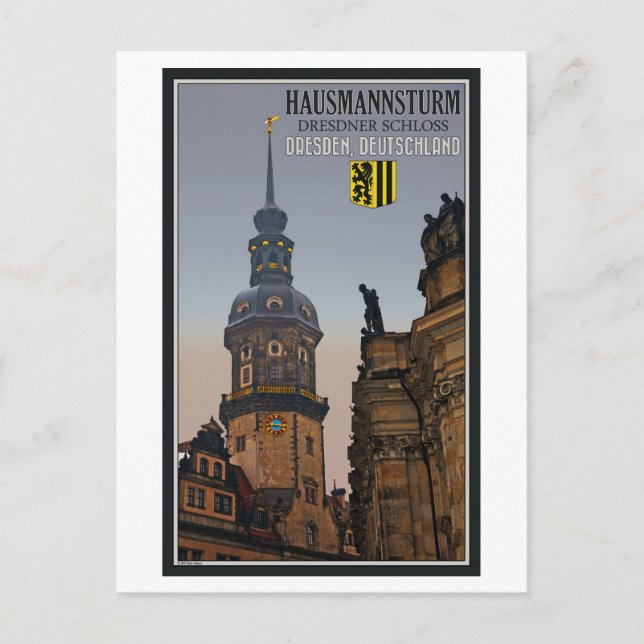 Dresden - Hausmannsturm Postcard (Front)
