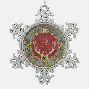 Dresden 'Lordly' Snowflake Frame Ornament