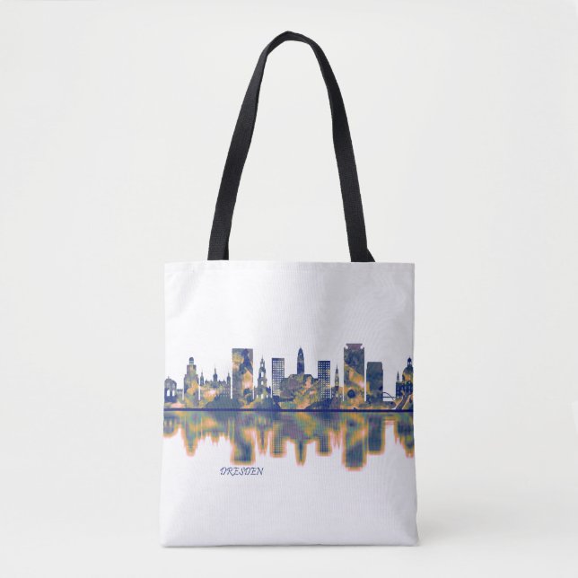 Dresden Skyline Tote Bag (Front)