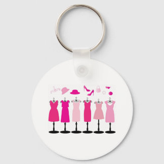 dress-163552 PINKS  dress dresses hat clothes clot Keychain