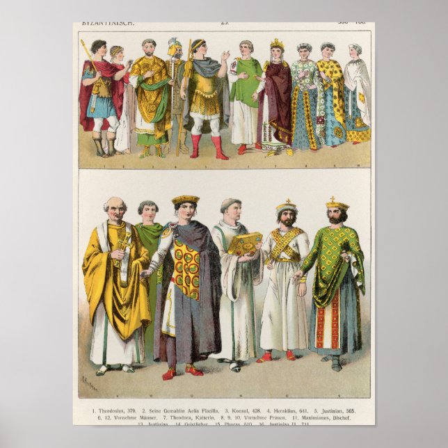 Dress at the Byzantine Court Poster (Front)