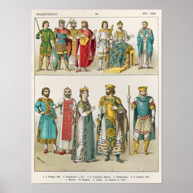 Dress at the Byzantine Court Poster (Front)