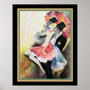 "Dress Ball" Art Deco Print - Josef Fenneker 16x20