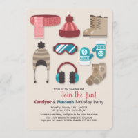 Dress for Cold Weather Invitation
