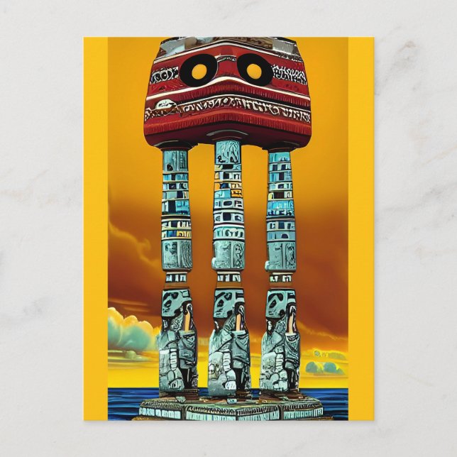 Dress It Up - Ken Gauge Surreal Art Postcard (Front)