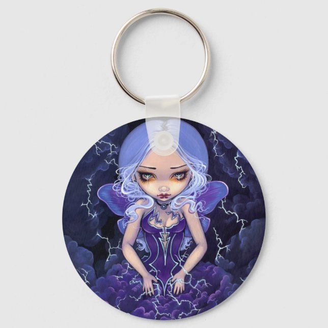 "Dress of Storms" Keychain (Front)