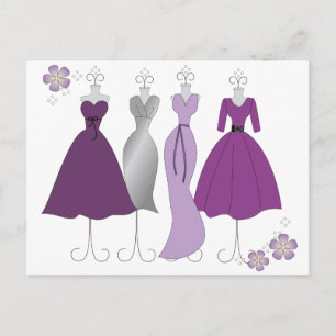 Dress Shop-Daisy Theme Postcard