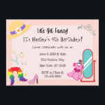 Dress Up Fashion Party Invitation<br><div class="desc">Send an extra special invitation to get your guests excited about your big day. This cute Dress Up design is sure to get everyone excited to celebrate. Love the design, but would like to see some changes - another colour scheme, product, add a photo or adapted for a different occasion...</div>