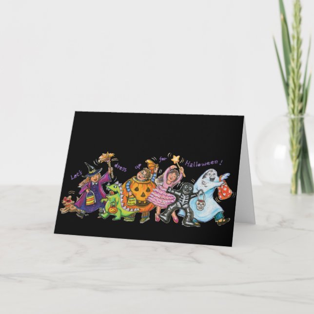 Dress Up For Halloween Card (Front)