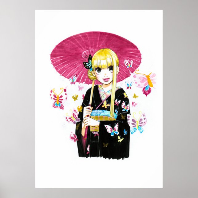 Dress-Up Yuka-chan by Akiko Higashimura  Poster (Front)