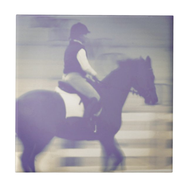 Dressage Abstract Tile (Front)