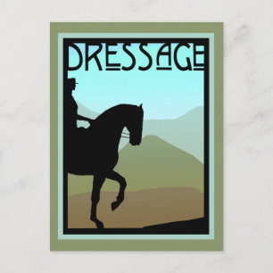 Dressage Craftsman Landscape Postcard
