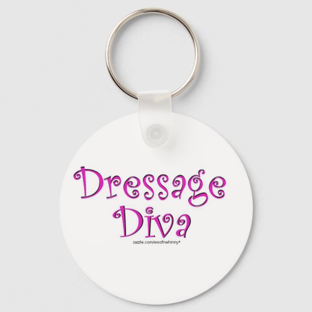 Dressage Diva Keychain (Front)