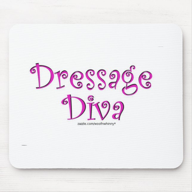 Dressage Diva Mouse Pad (Front)