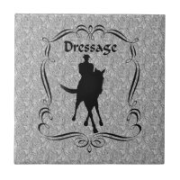 Dressage Horse And Rider Half Pass